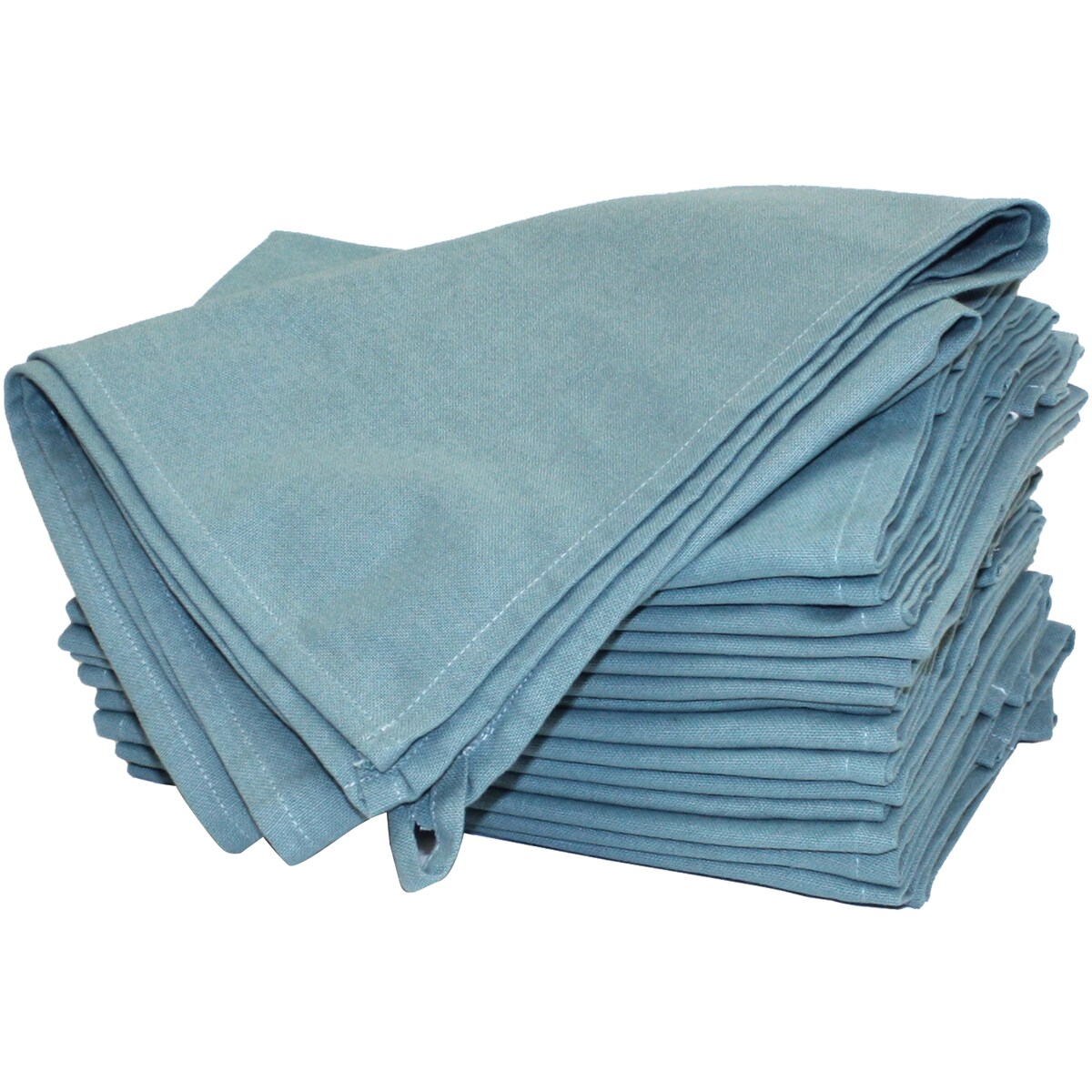 Aunt Martha's Stitch 'Em Up Kitchen Towels 18"X28" 2/Pkg-Robin Egg Blue