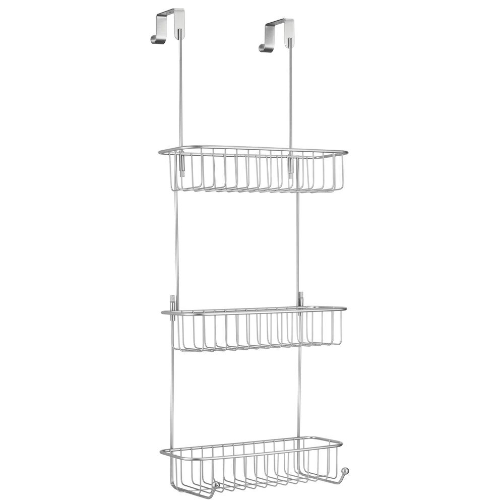 mDesign Metal Over Shower Door Caddy, Bathroom Storage Organizer, 1 - Fred  Meyer