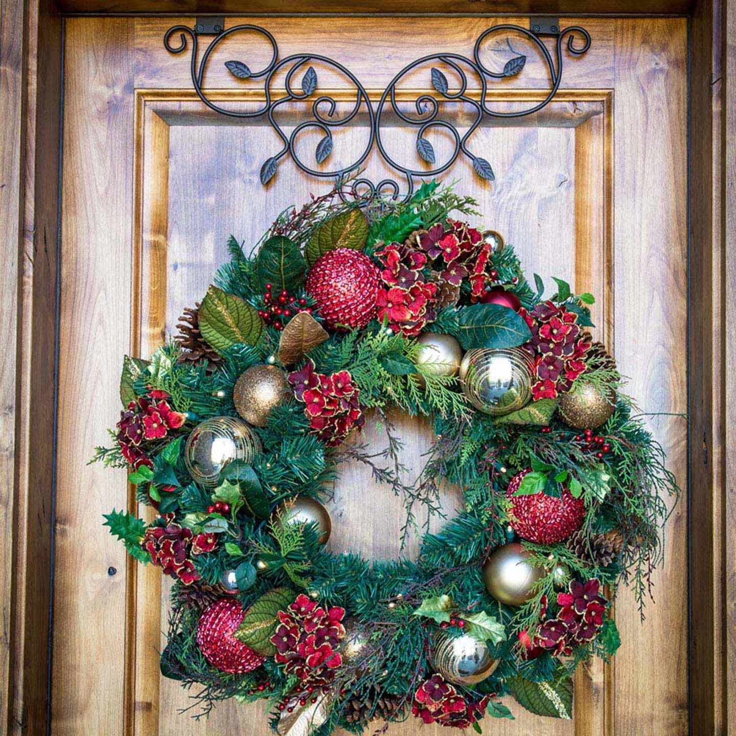Adjustable Wreath Hanger for Door - Ivy