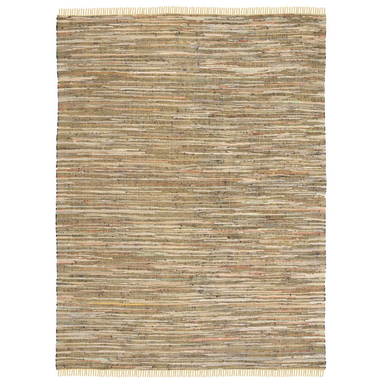 Safavieh Rag Rug Rar121h Handwoven Yellow / Multi Rug