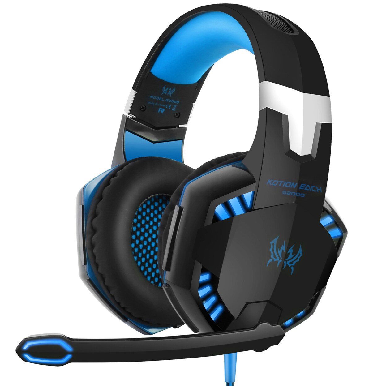Global Phoenix Kotion Each G2000 Gaming Headset Over Ear Headphones for PS4