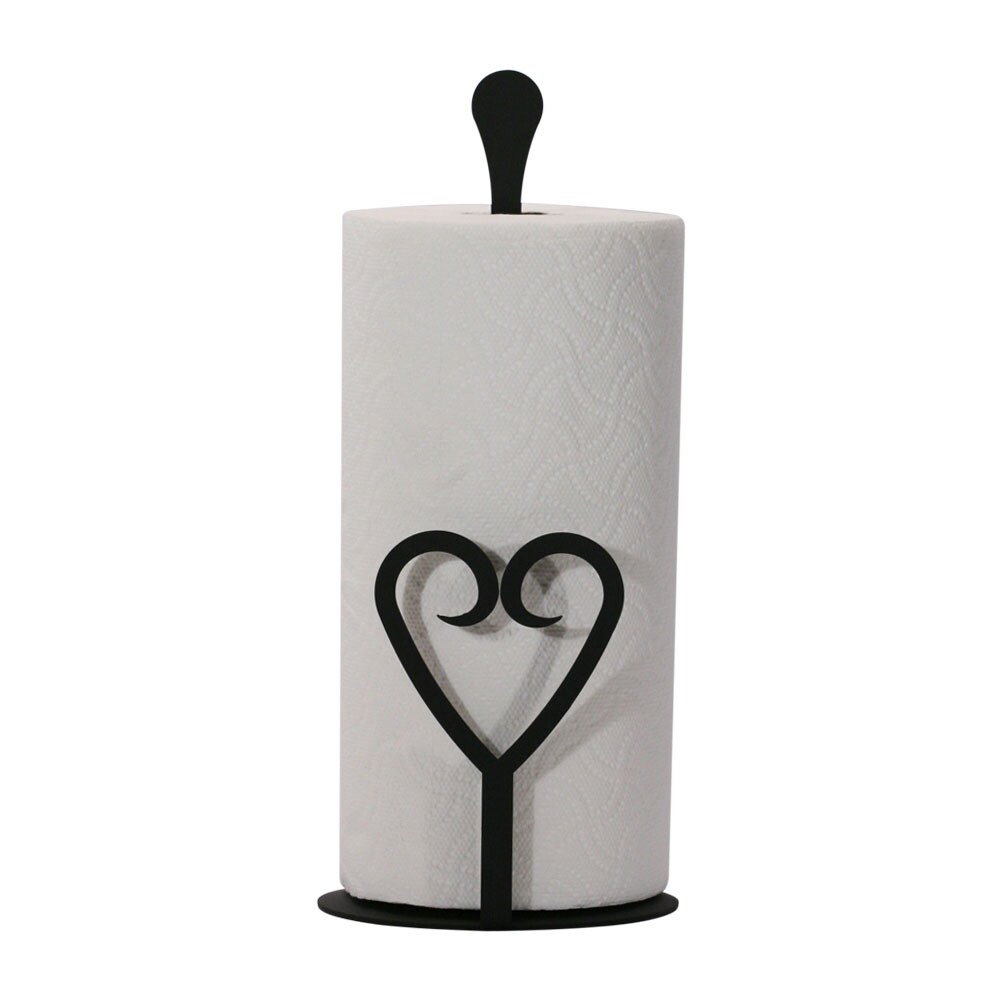 Village Toilettenpapierhalter Aus Schmiedeeisen – Mit Stern-Design, 19 Cm