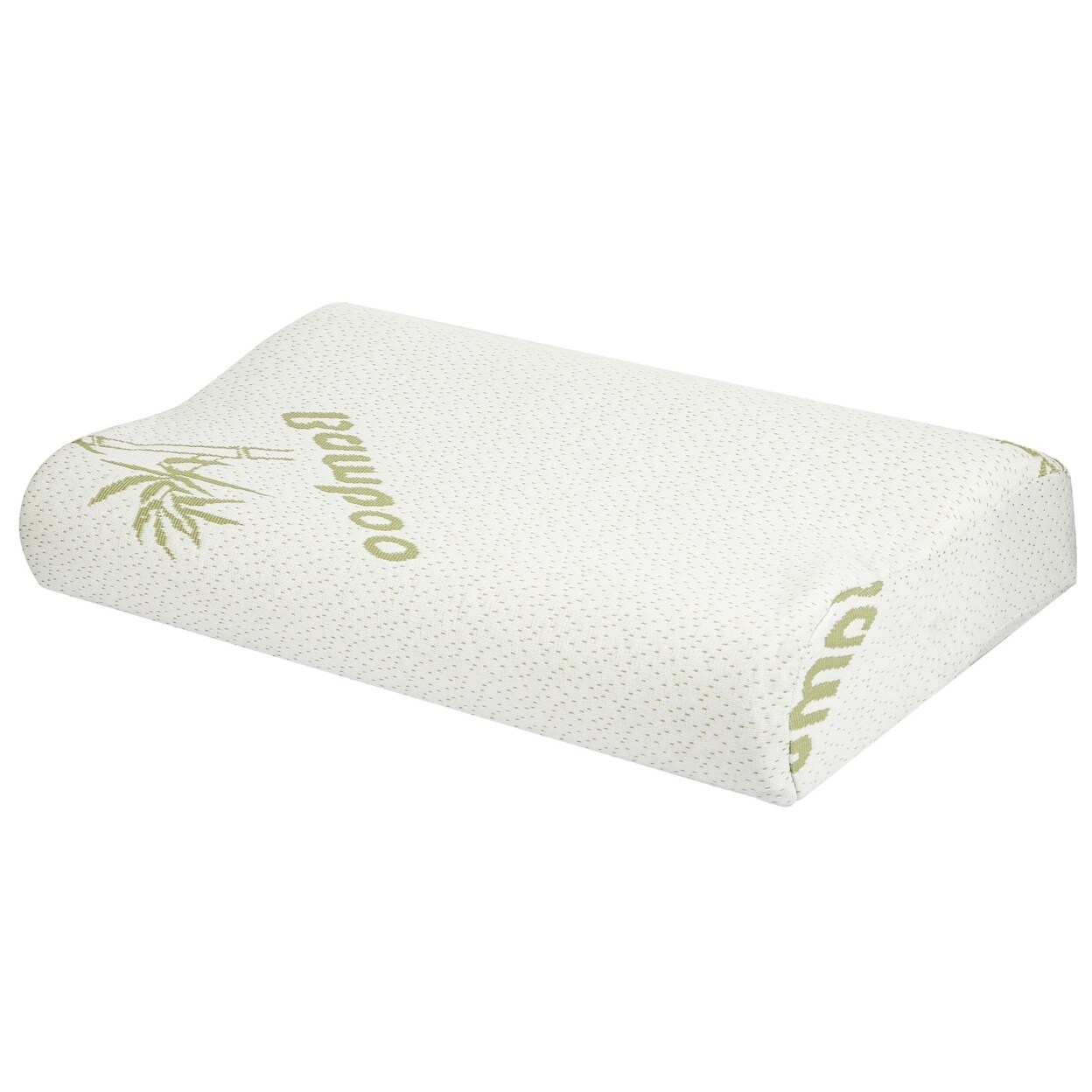 Global Phoenix Bamboo Memory Foam Sleep Pillow Contoured Cervical Orthopedic Pillow