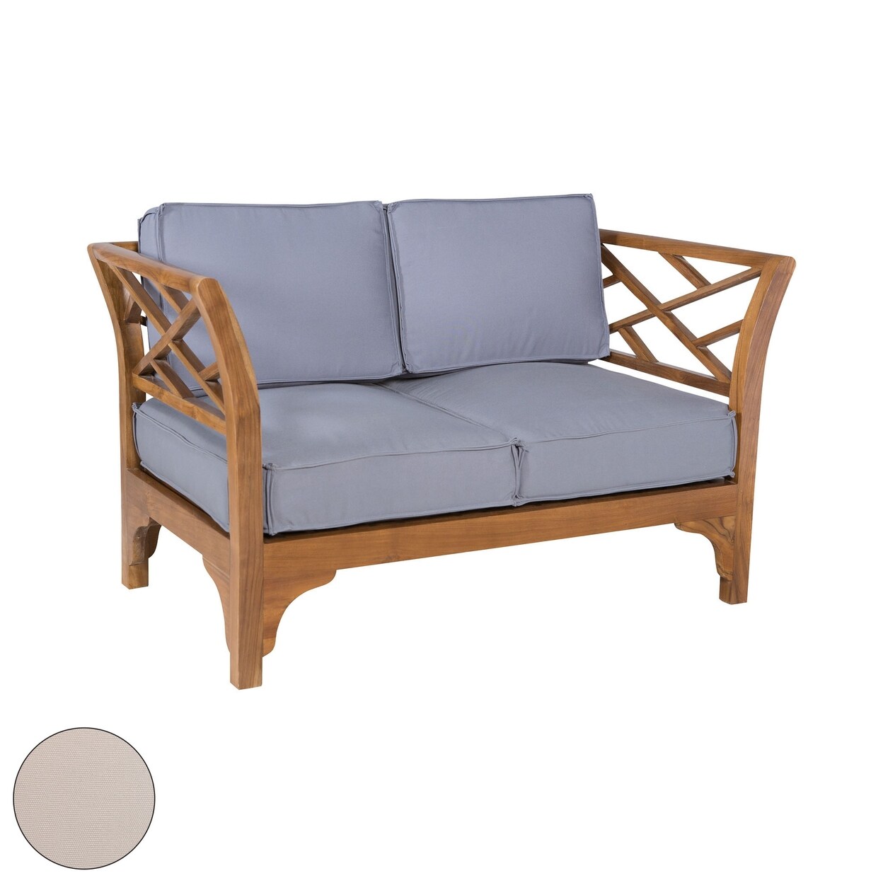 Patio Branch Love Seat Cushions (Set Of 4)