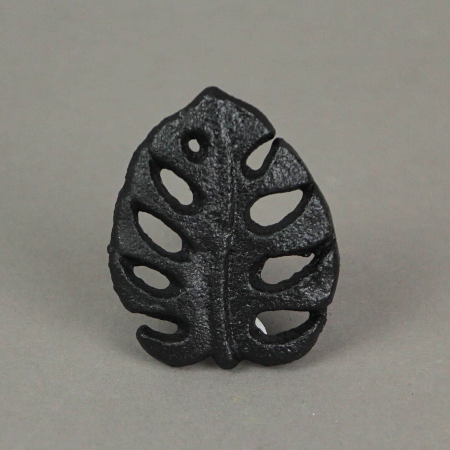 Set of 6 Cast Iron Monstera Leaf Drawer Pulls