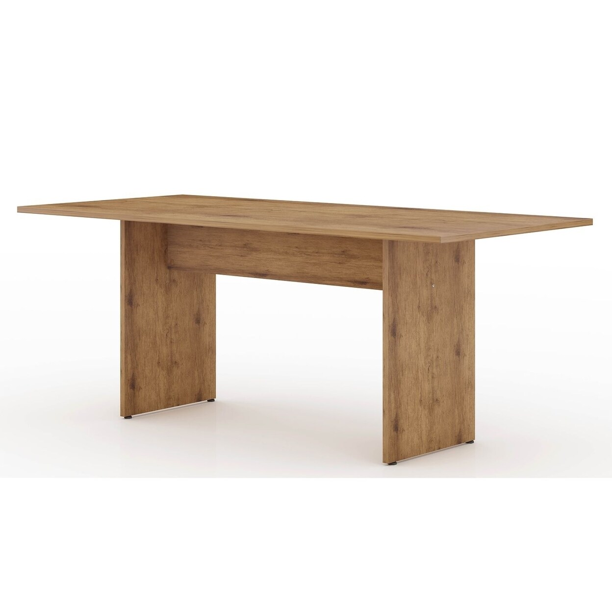 Manhattan Comfort NoMad 67.91 Rustic Country Dining Table in Nature