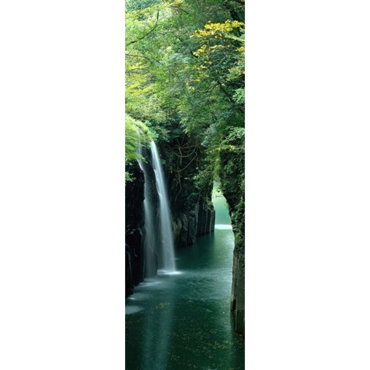 Posterazzi Waterfall in Miyazaki  Japan Poster Print by Panoramic Images (12 x 38)