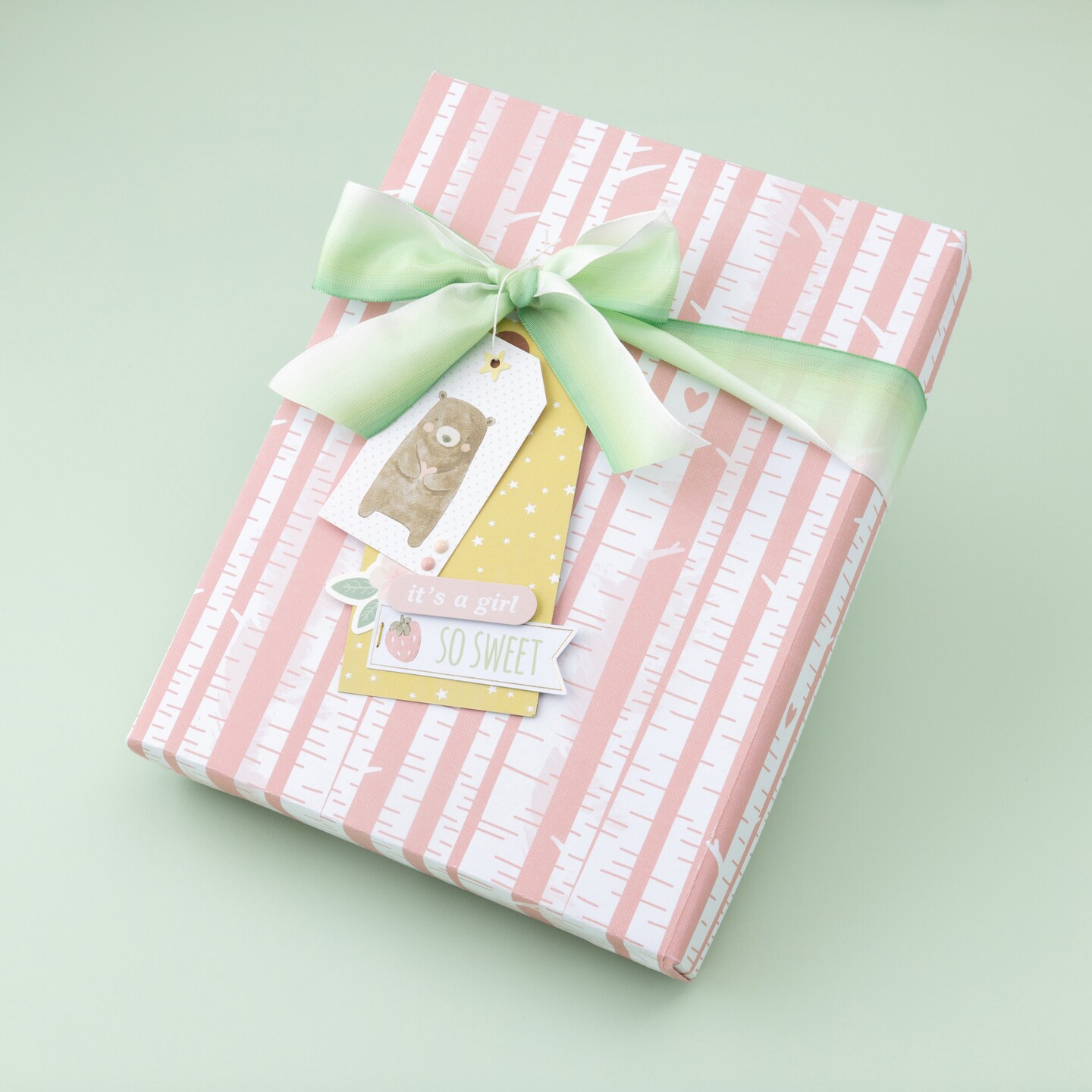 American Crafts Hello Little Girl Ephemera Die-Cuts 61/Pkg-Journaling, Gold Foil