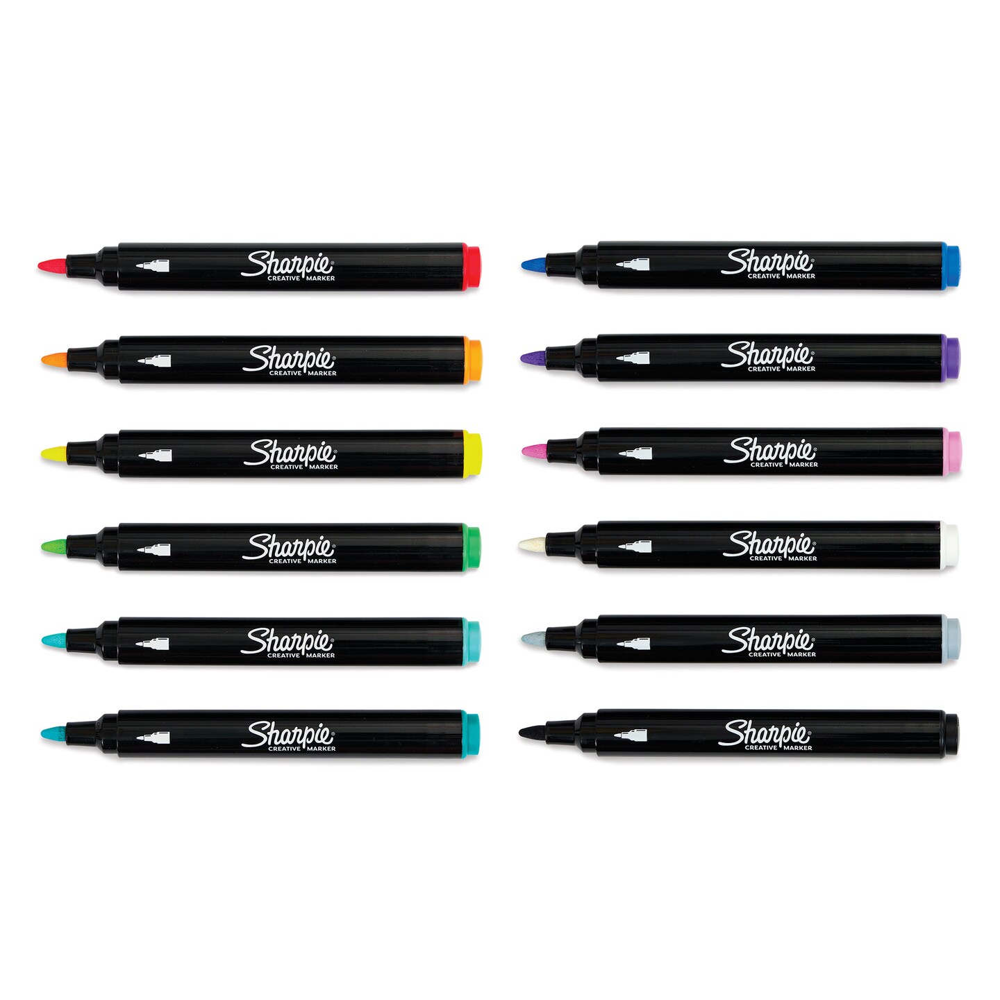 Sharpie Creative Acrylic Markers - Bullet Tip, Set of 12