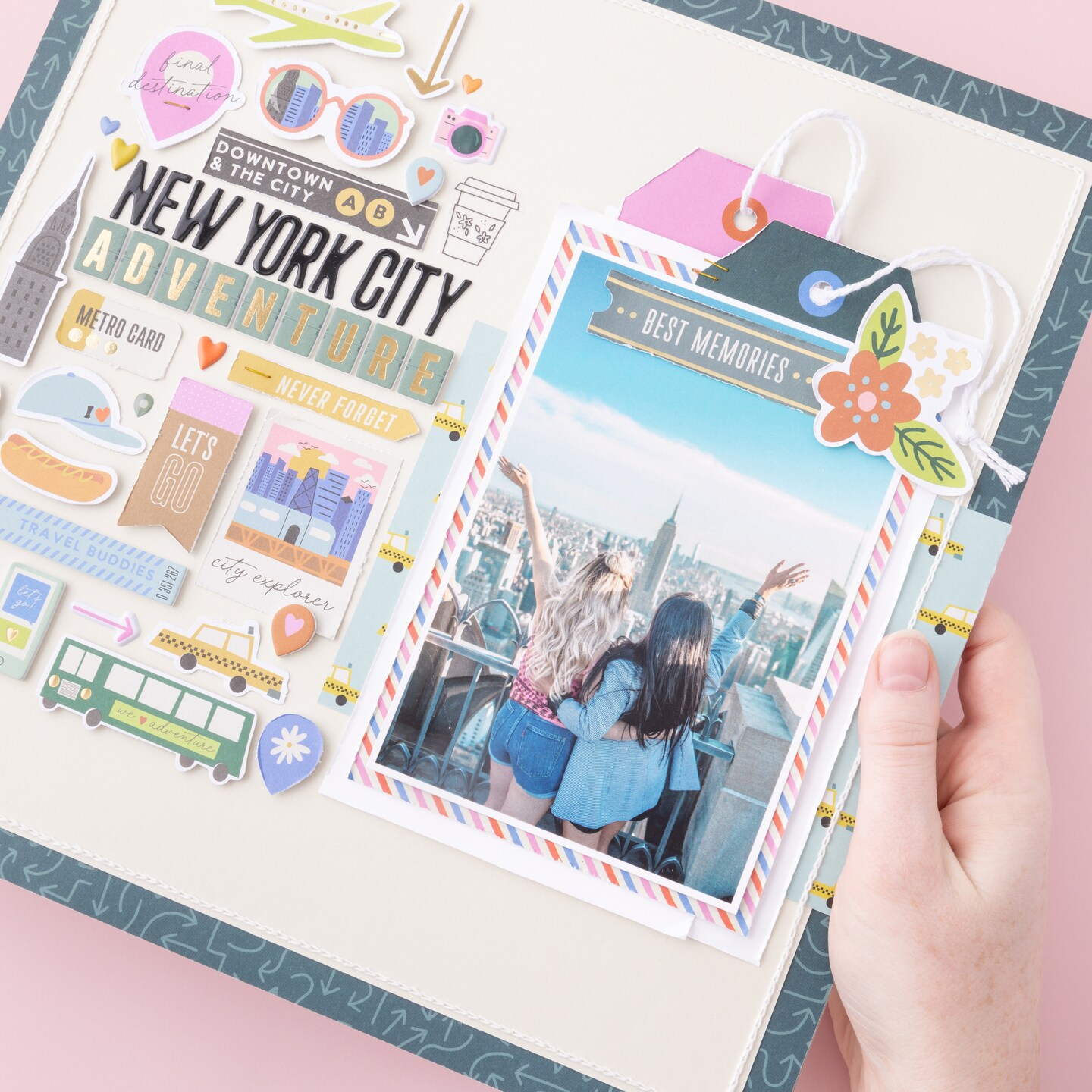 American Crafts Coast-to-Coast Thickers Stickers 245/Pkg-Alpha