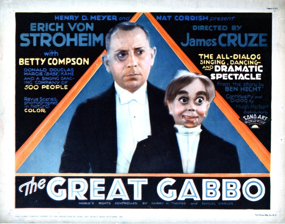Posterazzi The Great Gabbo Erich Von Stroheim 1929 Movie Poster Masterprint