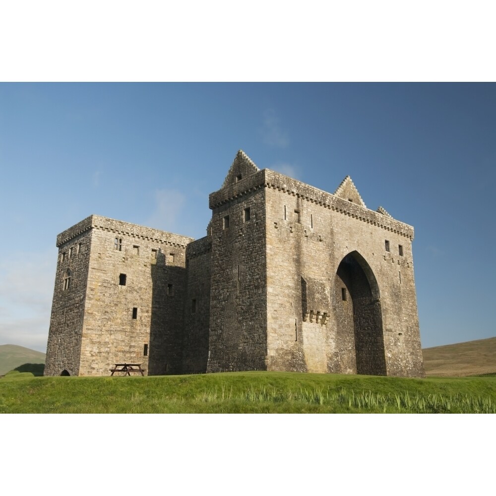 Posterazzi United Kingdom  Scotland  Hermitage Castle near Newcastleton is only semi-ruined and said to be haunted. Print