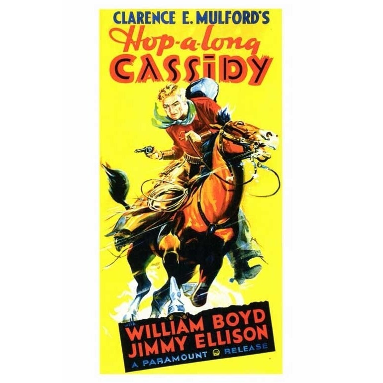 Pop Culture Graphics Hopalong Cassidy Movie Poster Print (27 x 40) - Item  MOVAF7358