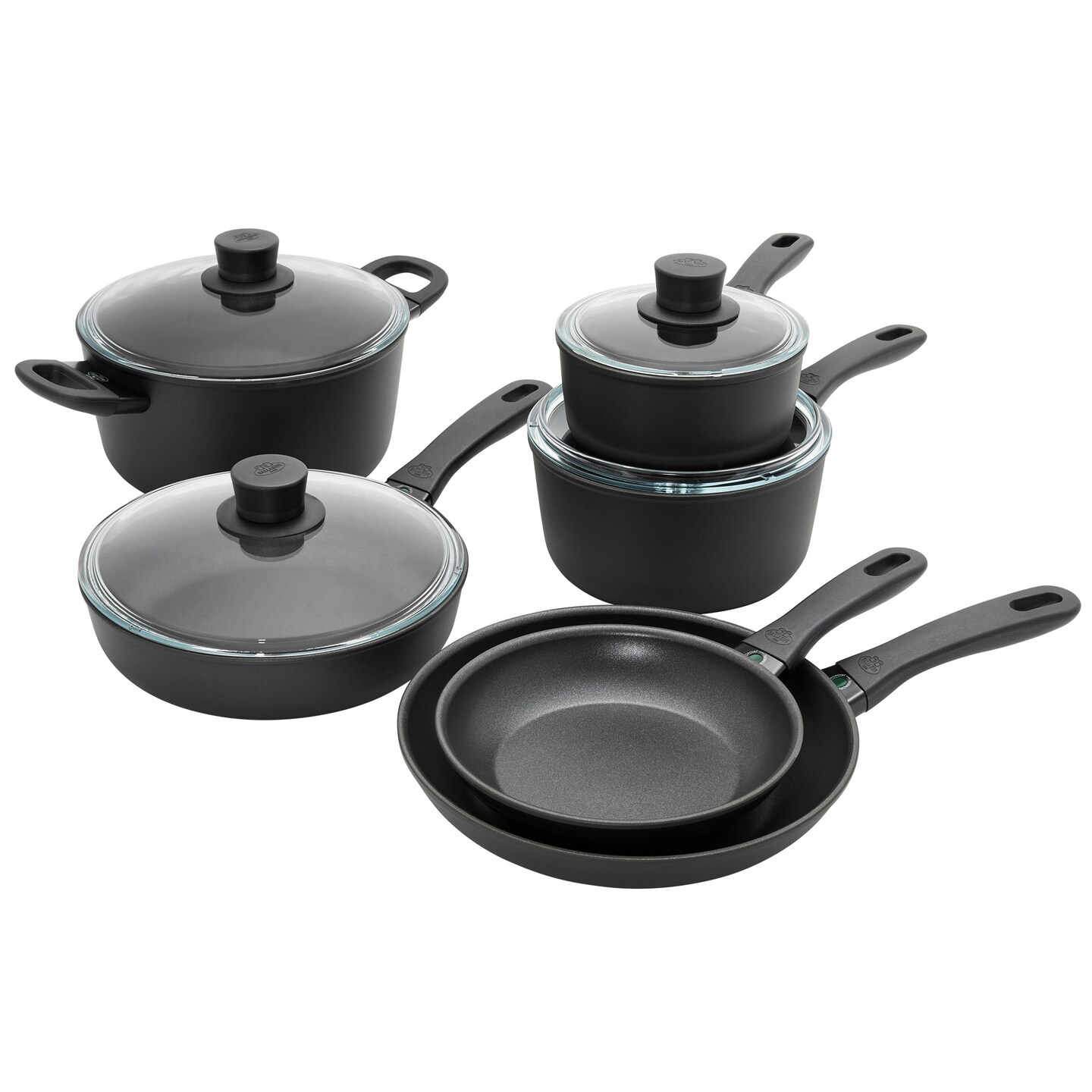 BALLARINI Avola by HENCKELS 10-pc Aluminum Nonstick Cookware Set