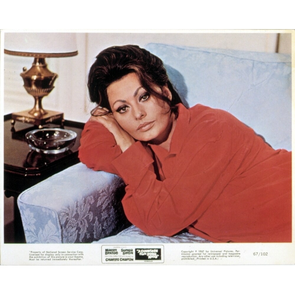 Posterazzi A Countess From Hong Kong Sophia Loren 1967 Photo Print