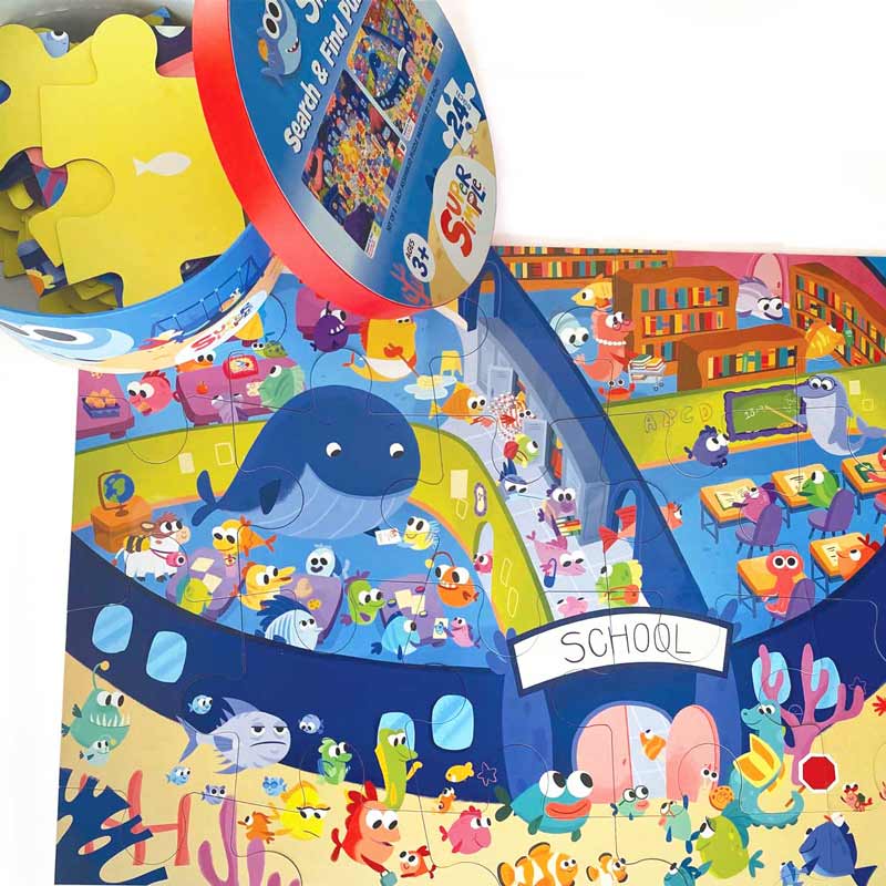 Finny the Shark Search &#x26; Find Floor Puzzle Set