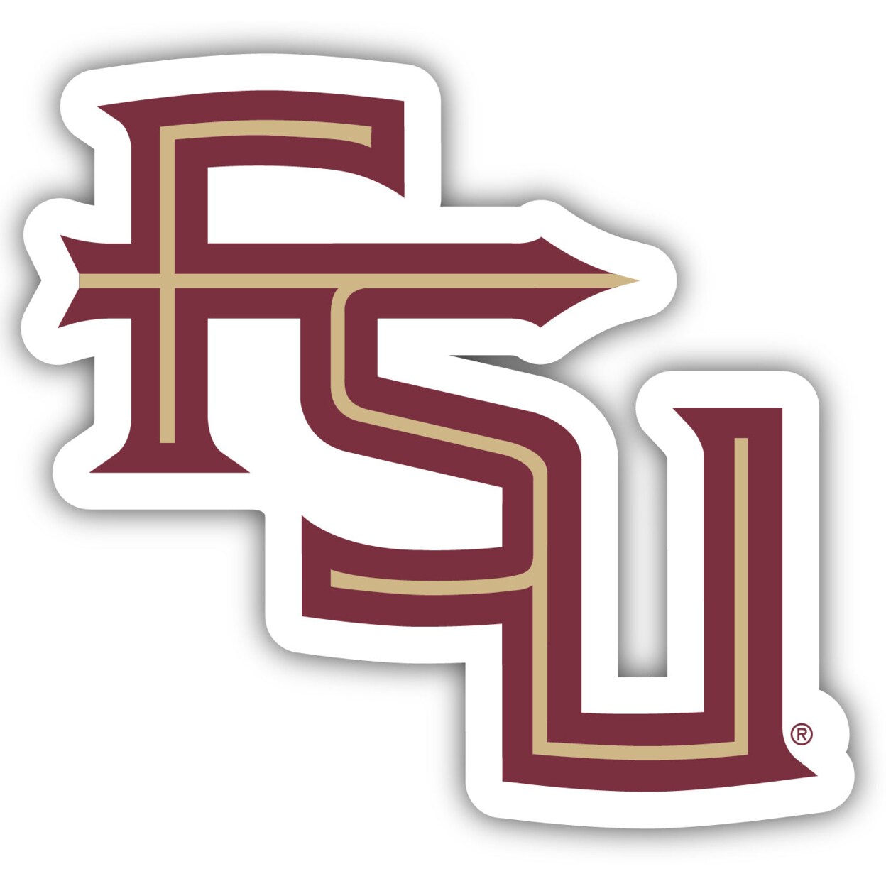 R &#x26; R INC. Florida State Seminoles 2 Inch Vinyl Decal Sticker