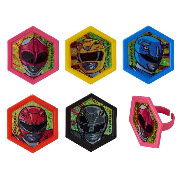 Power Rangers Morphinominal Cupcake Rings, 12ct | Michaels