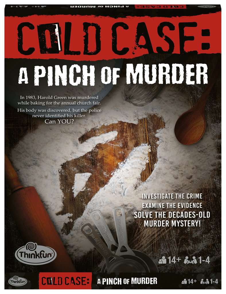 ThinkFun Cold Case: A Pinch of Murder Murder Mystery Game