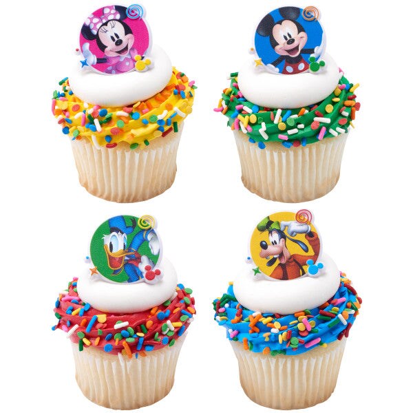 Mickey Mouse Funhouse Best Pals Around Cupcake Rings, 12ct