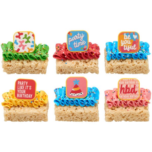 Joyful Expressions Assortment Cupcake Rings, 12ct