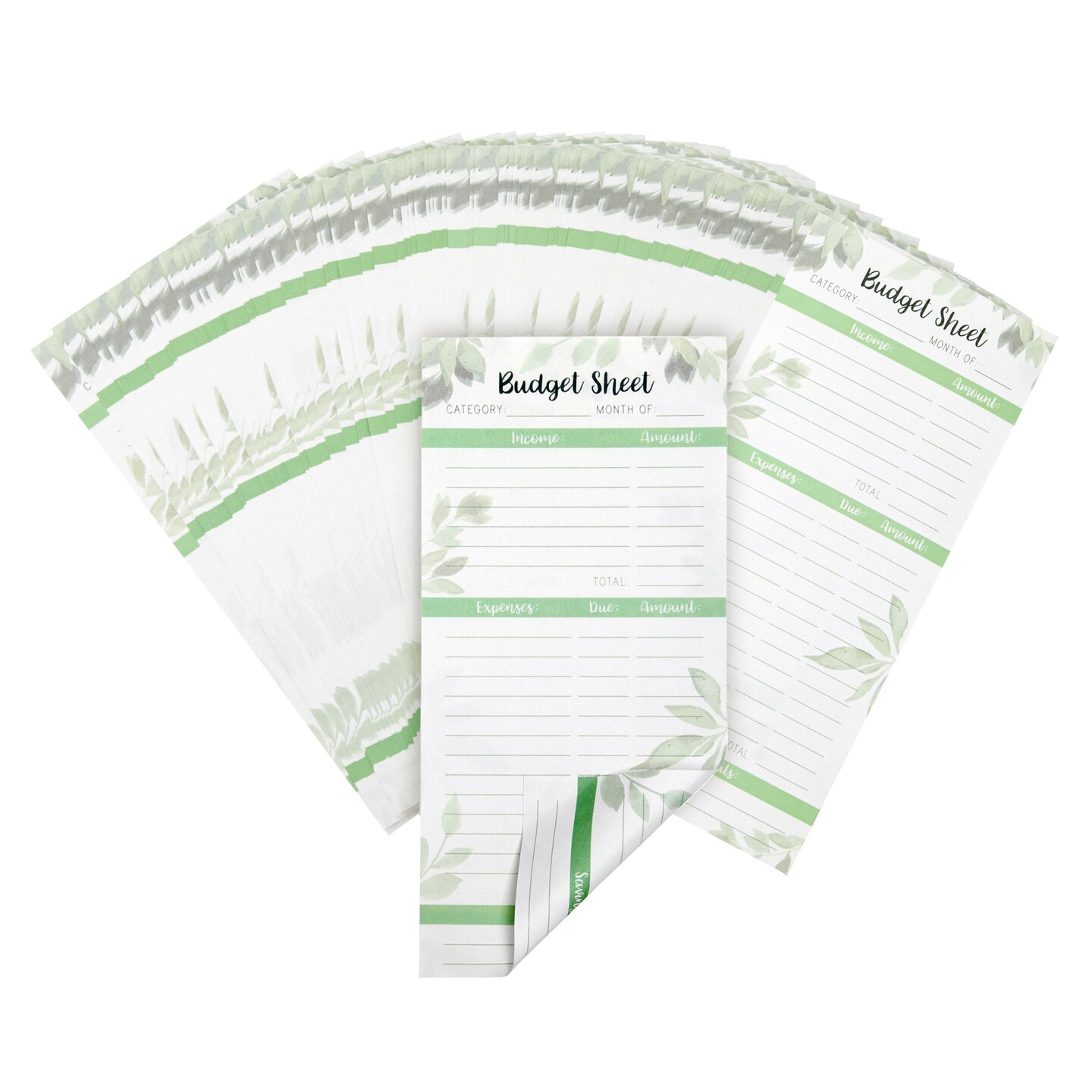 120 Pack Budget Planner Sheets for Cash Envelopes and A6 Binder