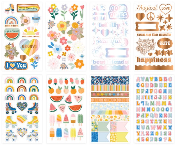 Flower Child Sticker Book - Jen Hadfield