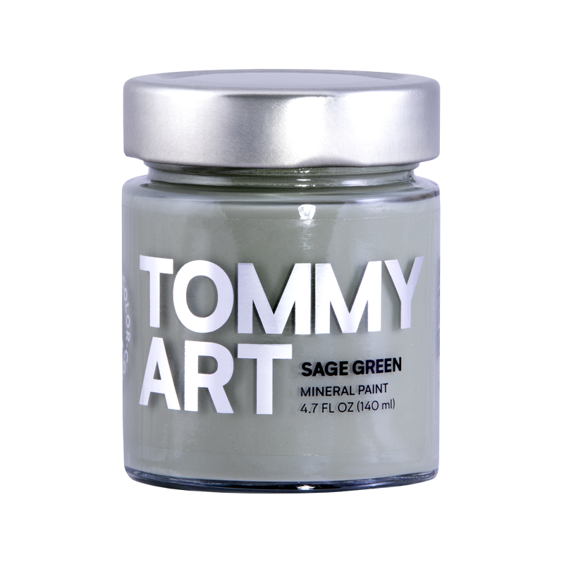 Tommy Art Color- Sage Green Mineral Paint 140ml Water-based Paint (4-oz) in  the Craft Paint department at