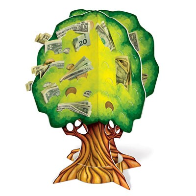 3-D Money Tree Decoration
