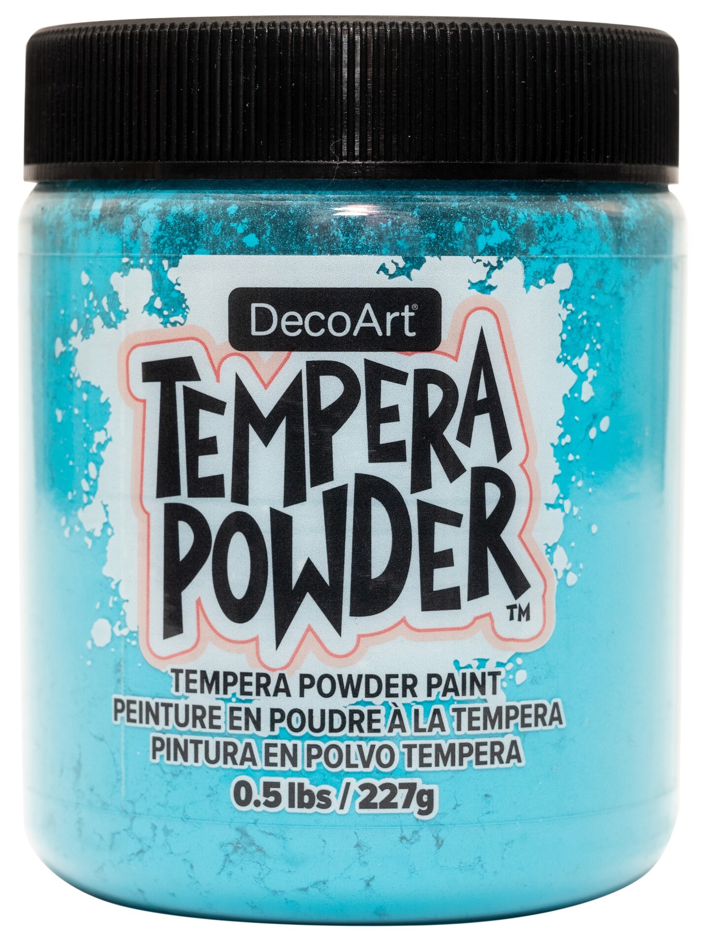 DecoArt Tempera Powder 0.5lb-Turquoise