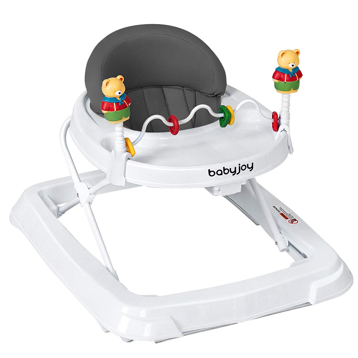 Adjustable Height Removable Folding Portable Baby Walker