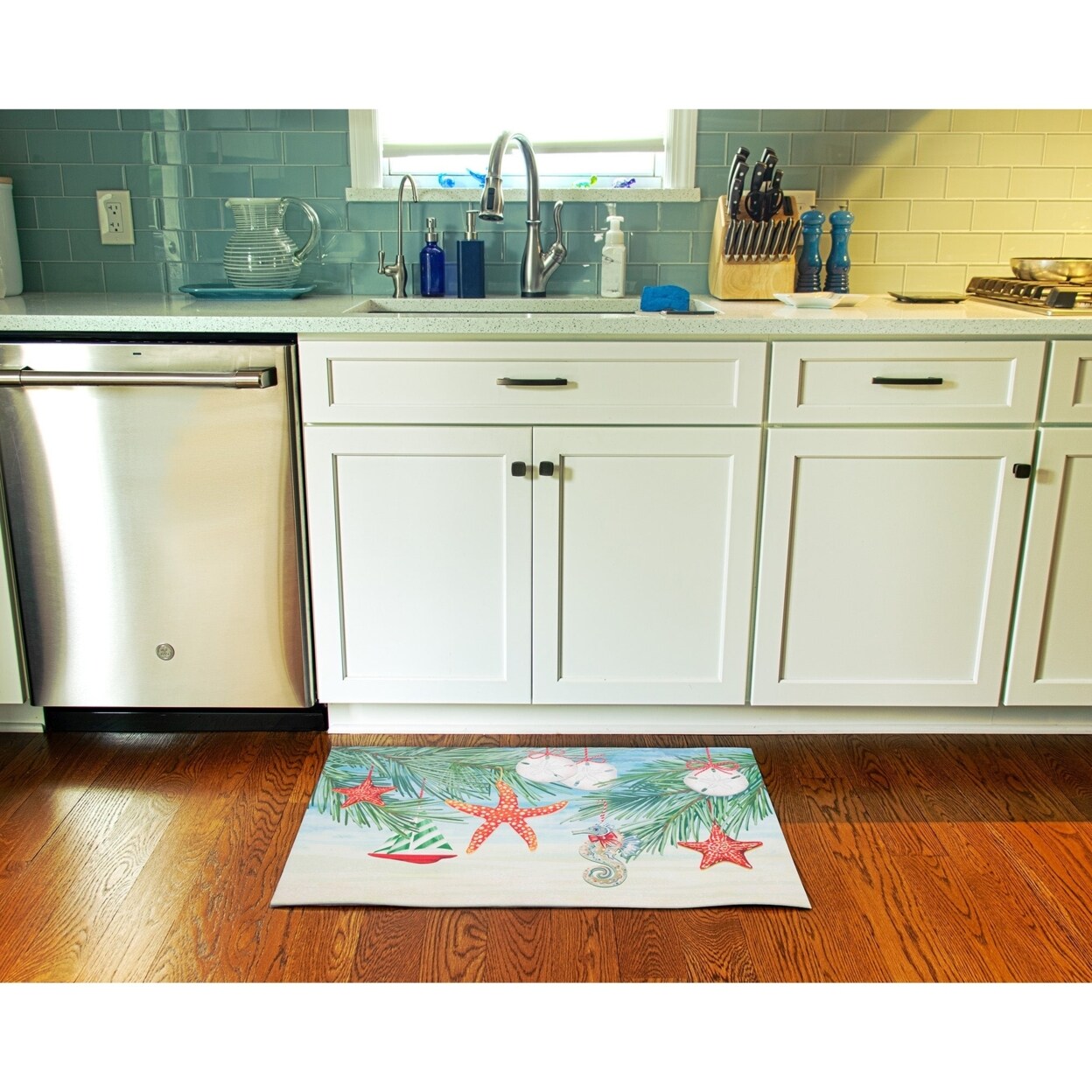The Rug Department Liora Manne Illusions Coastal Christmas Ornaments Indoor Outdoor Mat Ocean
