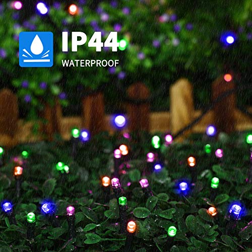 105ft 300 LED Christmas String Lights, End-to-End Plug 8 Modes Christmas Lights - UL Certified - Outdoor Indoor Fairy Lights Christmas Tree, Patio, Garden, Party, Wedding, Holiday (Multicolor)