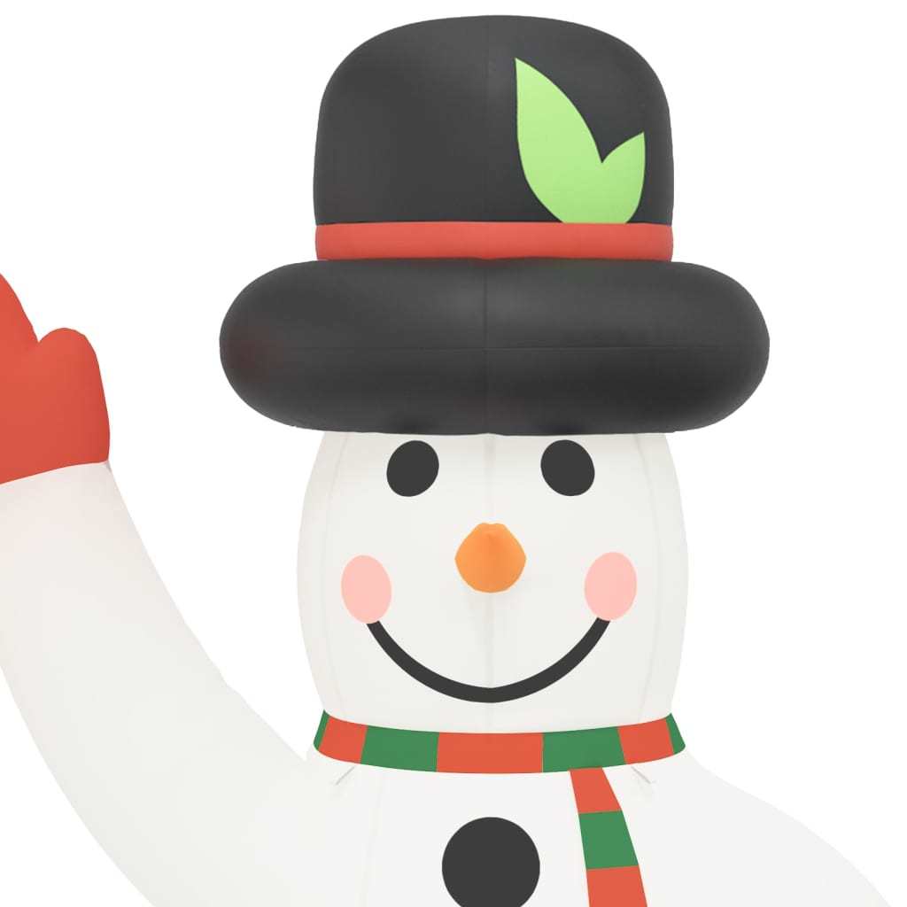Christmas Inflatable Snowman with LEDs 316.9&#x22;
