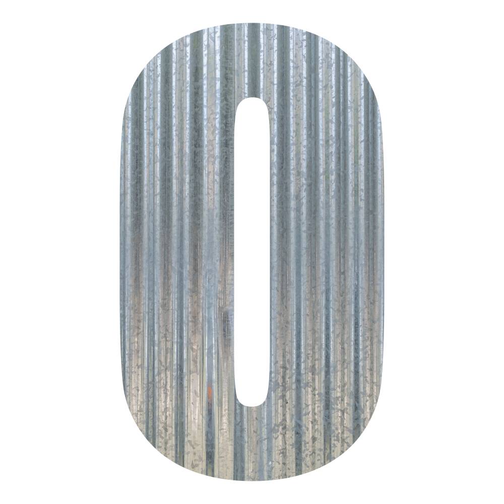 Corrugated Metal Letters and Numbers - image21