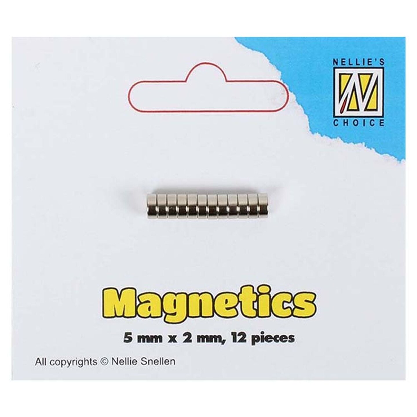 Nellie&#x27;s Choice  Magnetics 5mm x 2mm 12 pcs