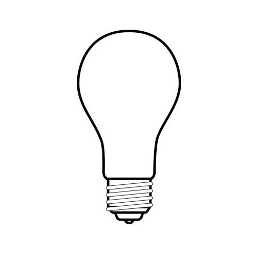 SUNLITE 75w A19 120v Medium Base Blacklight Blue Light Bulb