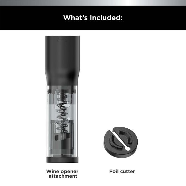 BLACK+DECKER Kitchen Wand Wine Opener Attachment (BCKM101WN)