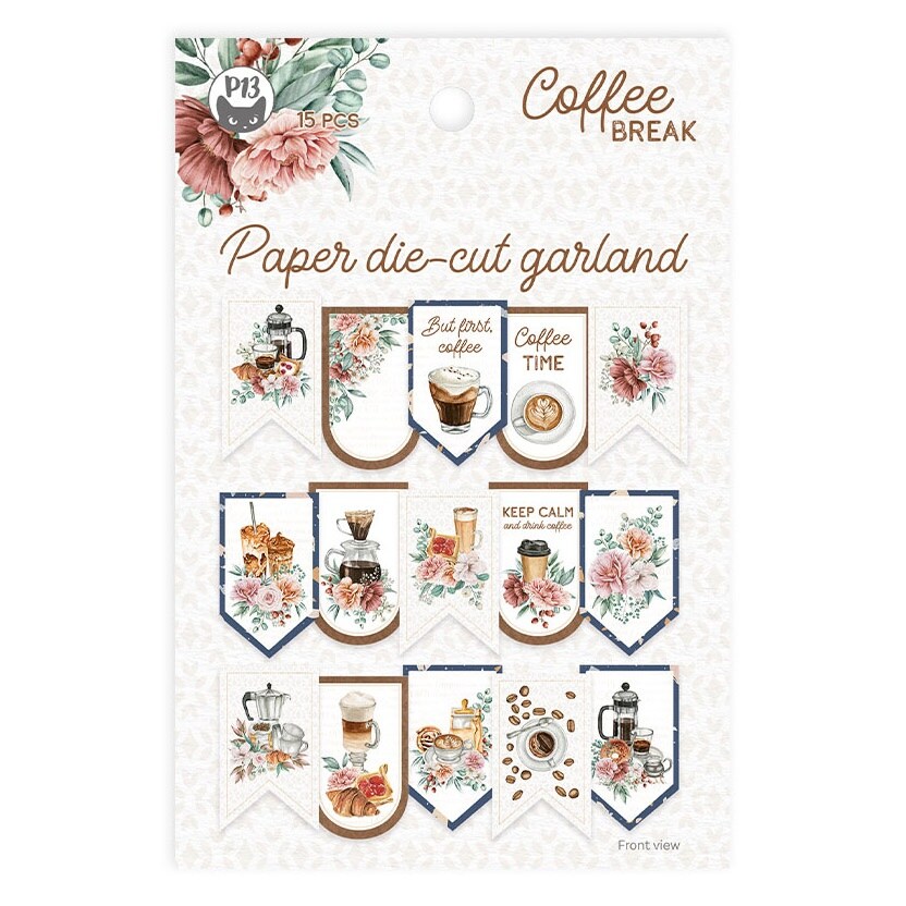 Coffee Break Double-Sided Cardstock Die-Cuts 15/Pkg