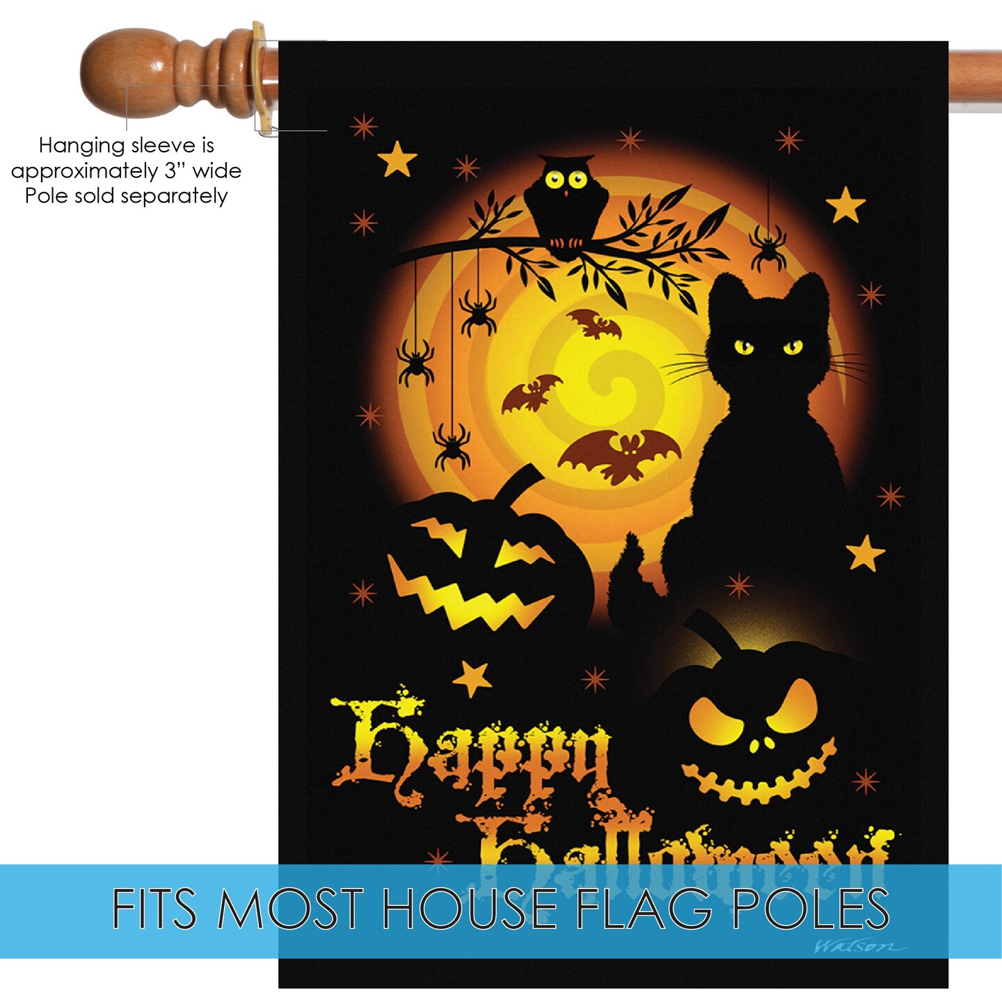 Scary Halloween Decorative Halloween Flag