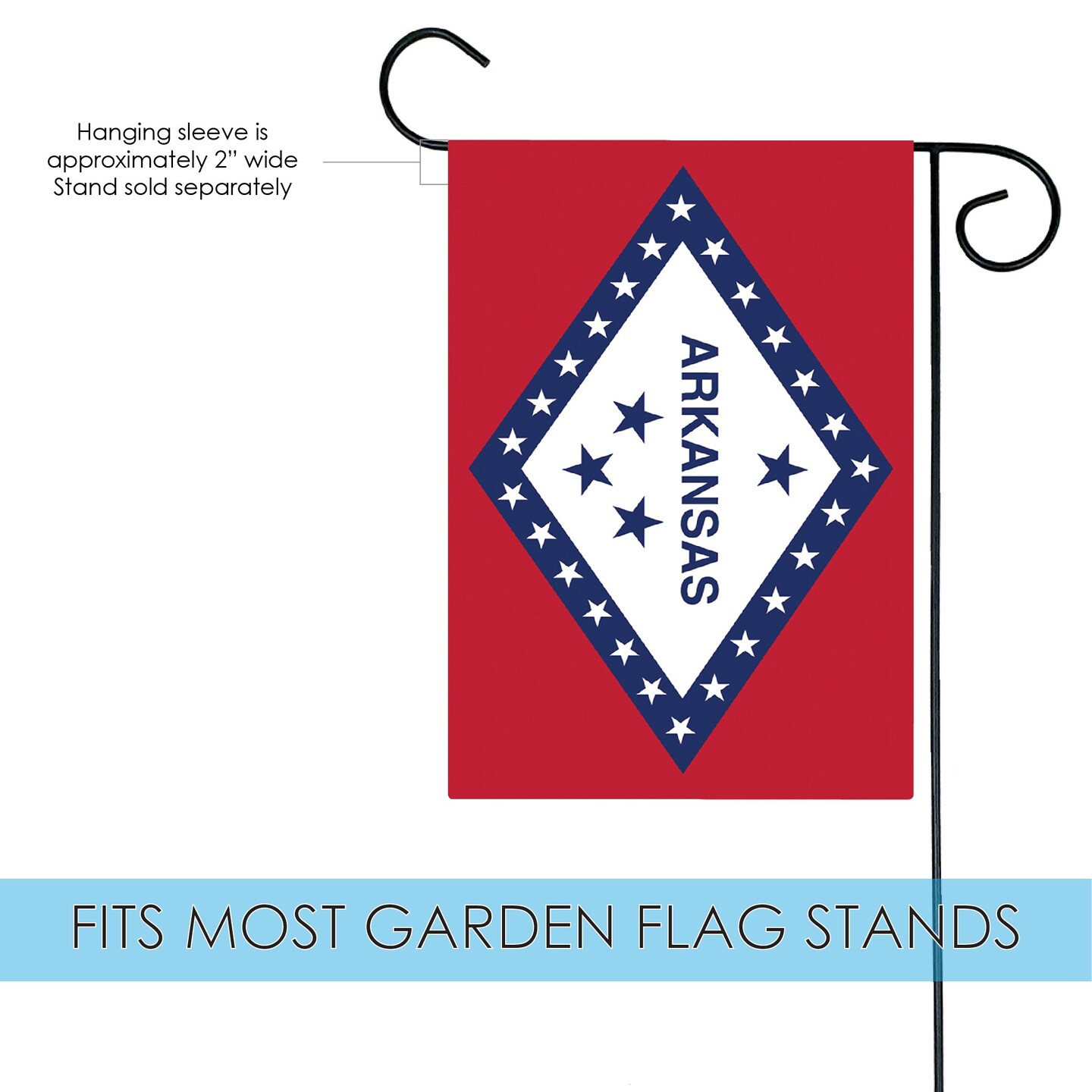 Arkansas State Flag Decorative  Flag