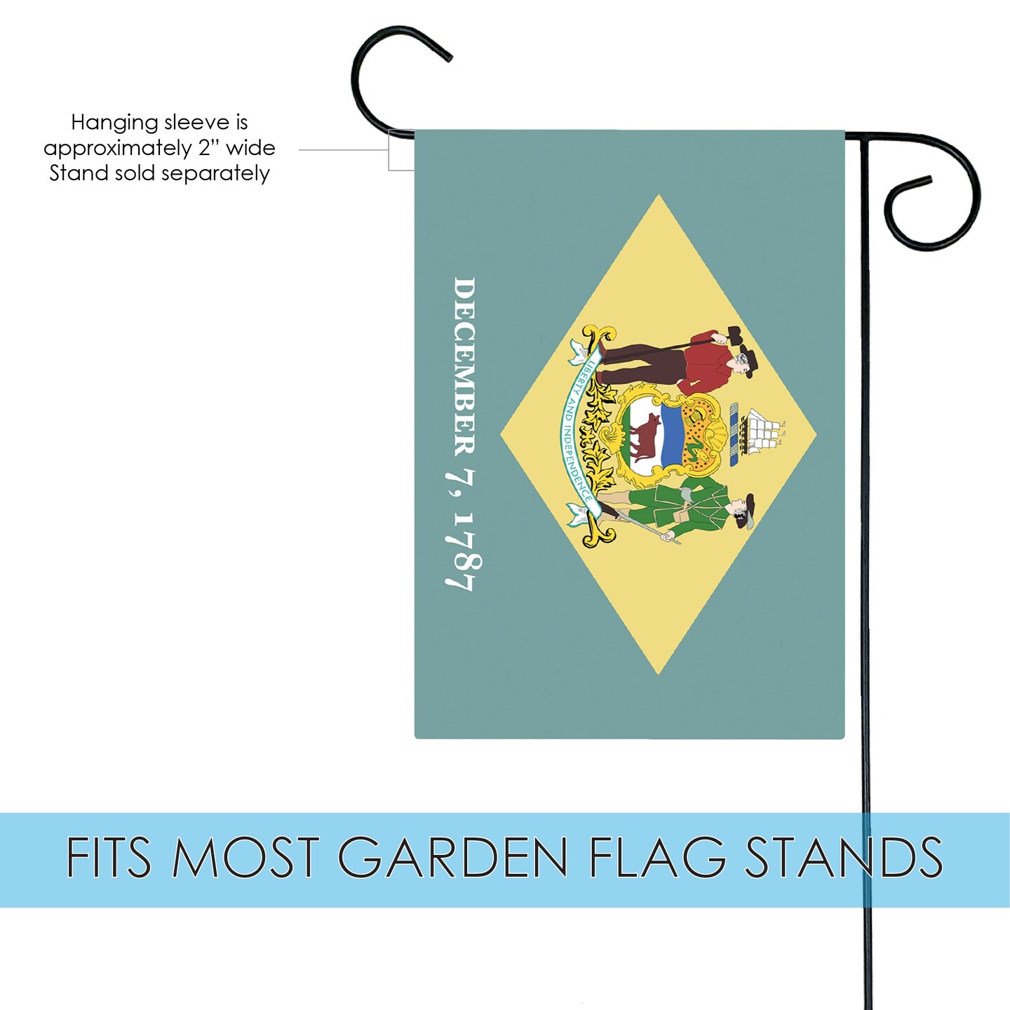 Delaware State Flag Decorative  Flag