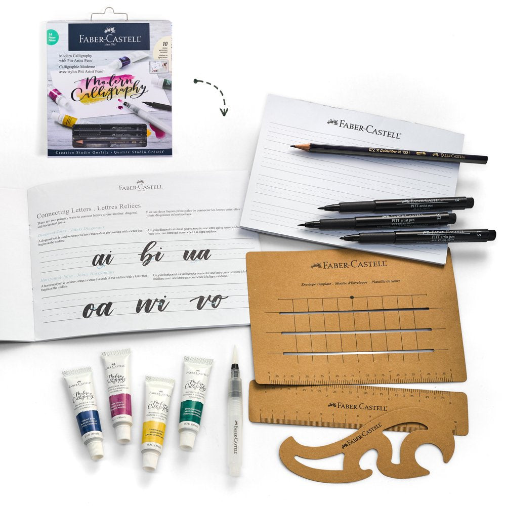 Modern Calligraphy Kit - Lettering Set for Beginners (14 Pieces)