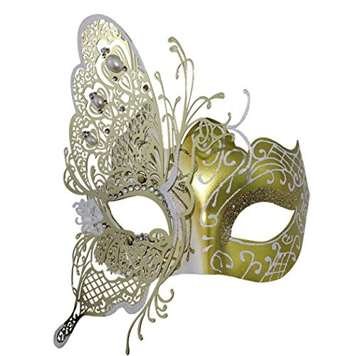 Mysterious Venetian Butterfly Lady Masquerade Halloween Party Mask Evening Prom Ball Mask Bar Costumes Accessory