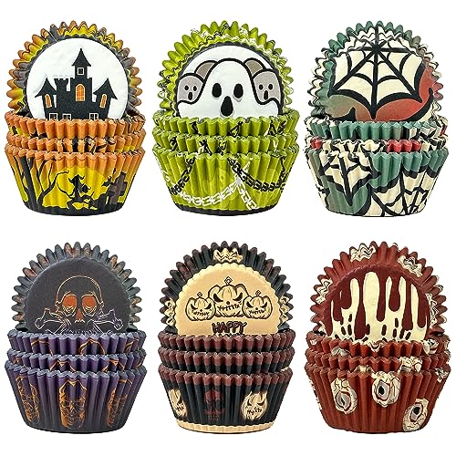 Halloween Cupcake Liners - 300-Piece Halloween Cupcake Wrappers