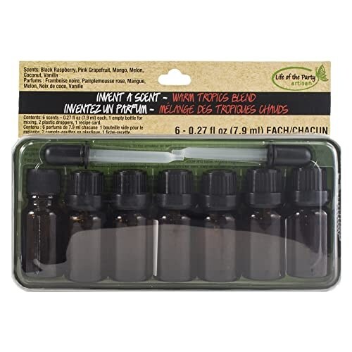 Life Of The Party Invent-A-Scent Fragrance Assortment 6/Pkg-Warm Tropics