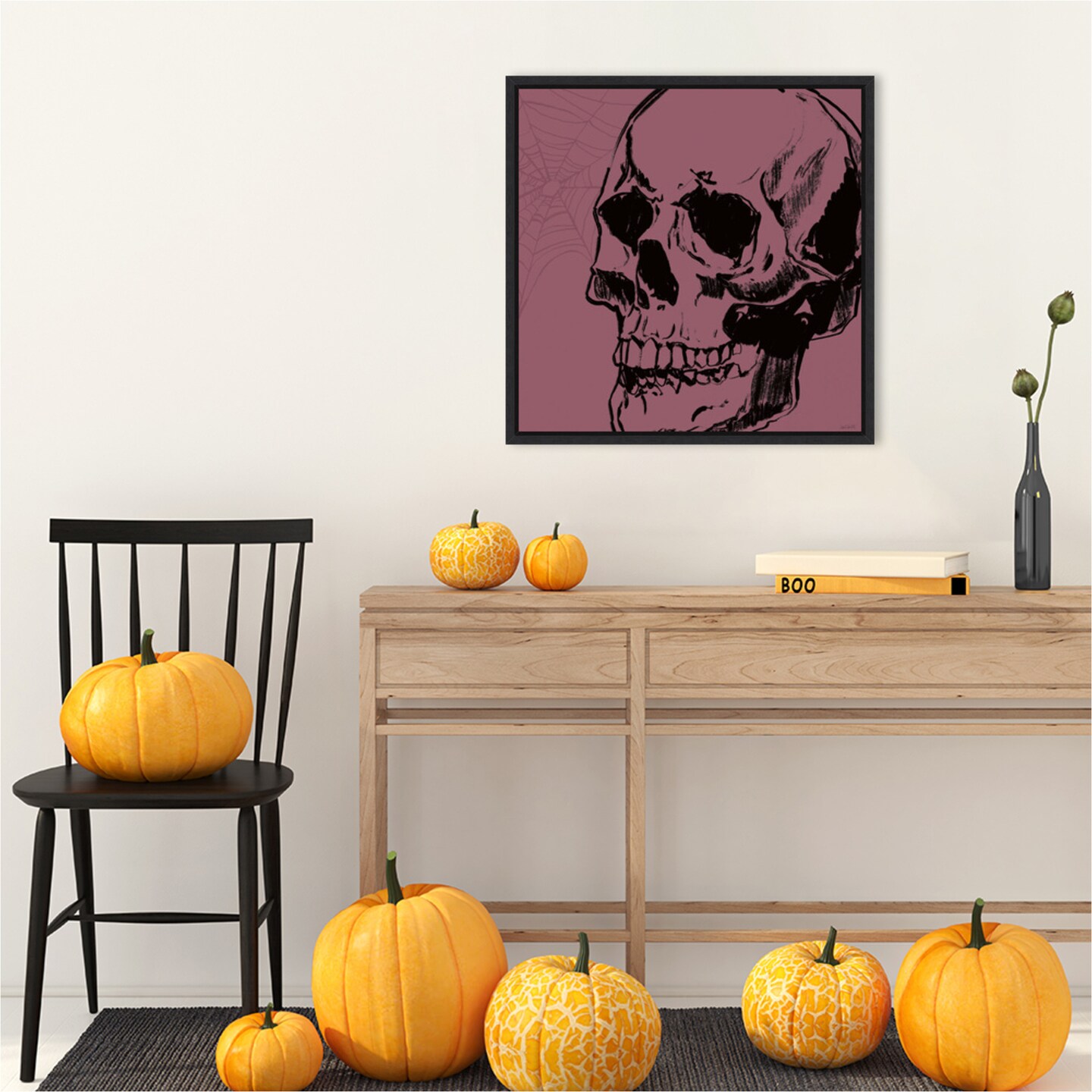 Haunted Halloween XIII by Anne Tavoletti Canvas Art Framed