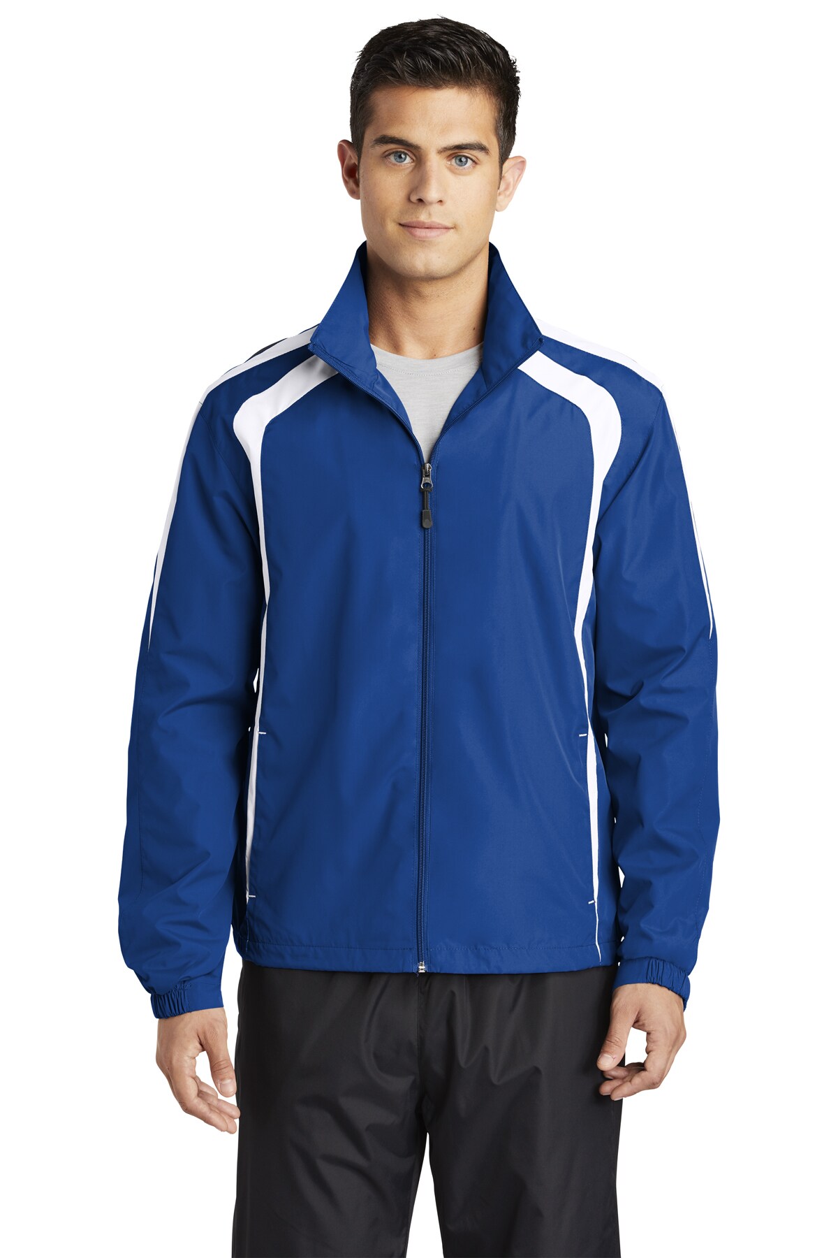 Sport-Tek Men&#x27;s Colorblock Raglan Jacket popular choice for Man With a stylish and comfortable jacket suitable for various outdoor activities and casual wear