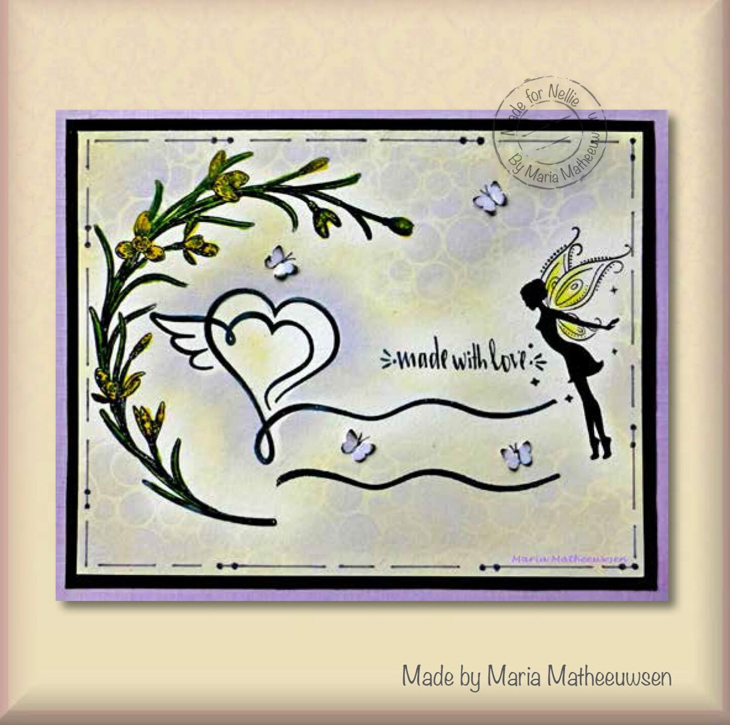 Nellie&#x27;s Choice  Clear Stamp Silhouette Hearts