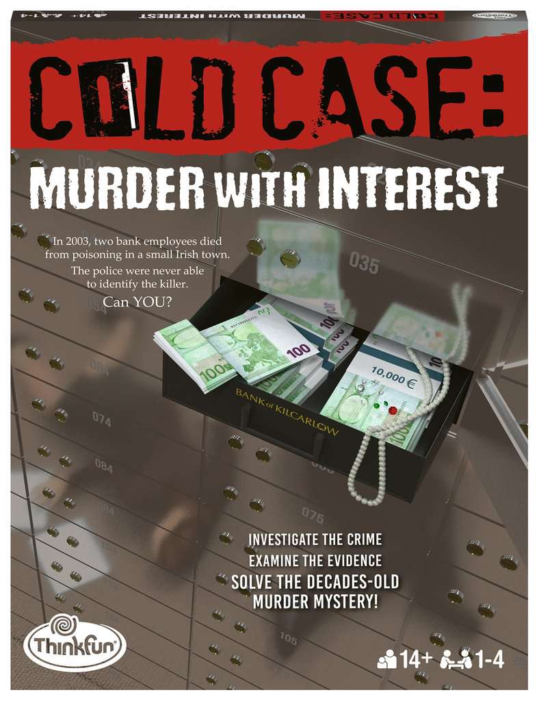 ThinkFun Cold Case: Murder with Interest Murder Mystery Game